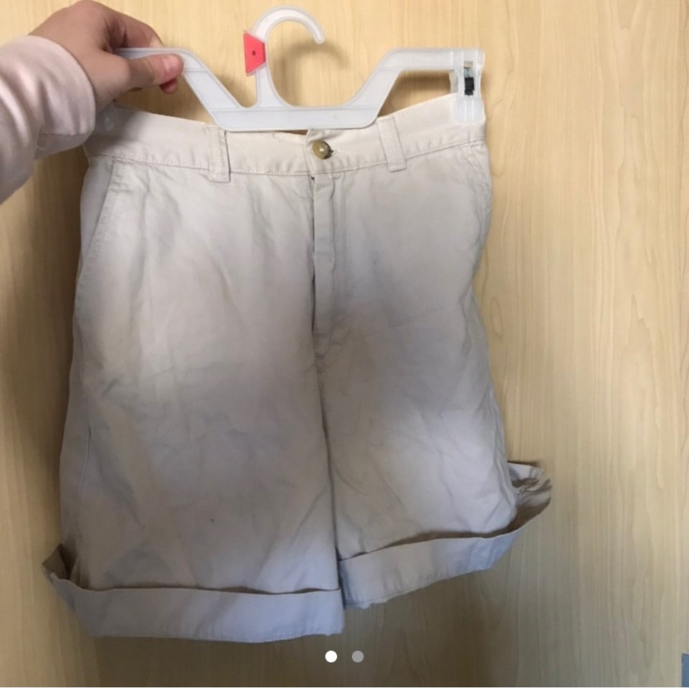 Tan Safari gap shorts roll up wide waisted high comfy explore adventure …